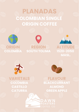 Single Origin Speciality - Colombia, Planadas